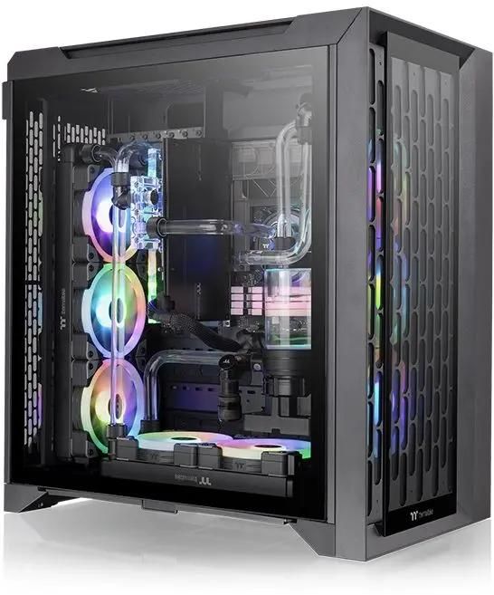 Корпус ATX Thermaltake CTE C700 TG ARGB, Midi-Tower, без БП,  черный [ca-1x7-00f1wn-01]